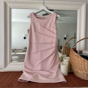 Calvin Klein Soft Pink Sleeveless Midi Dress